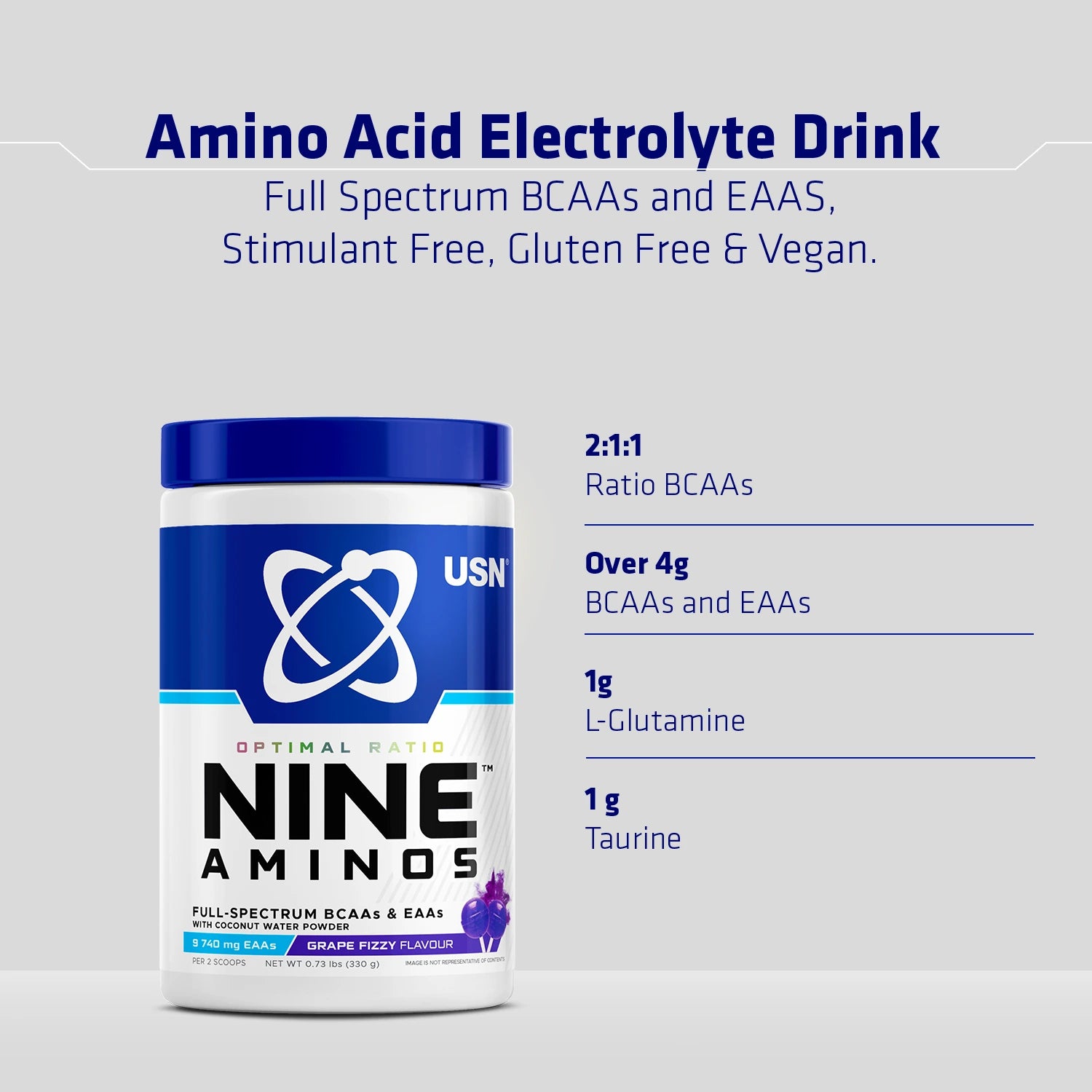 Nine aminos ingredients