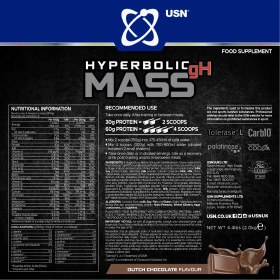 Hyperbolic Mass Nutrifile