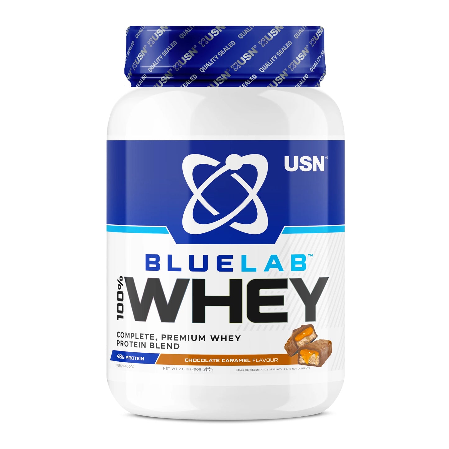 BlueLabWhey_908g_ChocCar