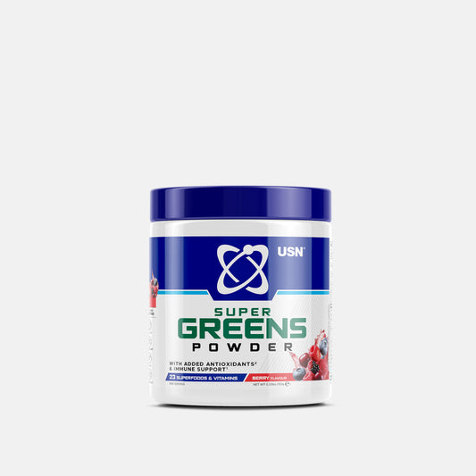 USN Super Greens Powder - Berry Flavour (30 Servings)
