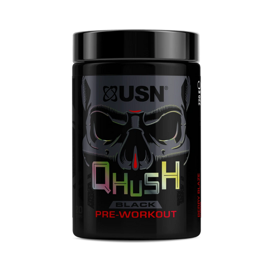 Qhush Black Preworkout Berry