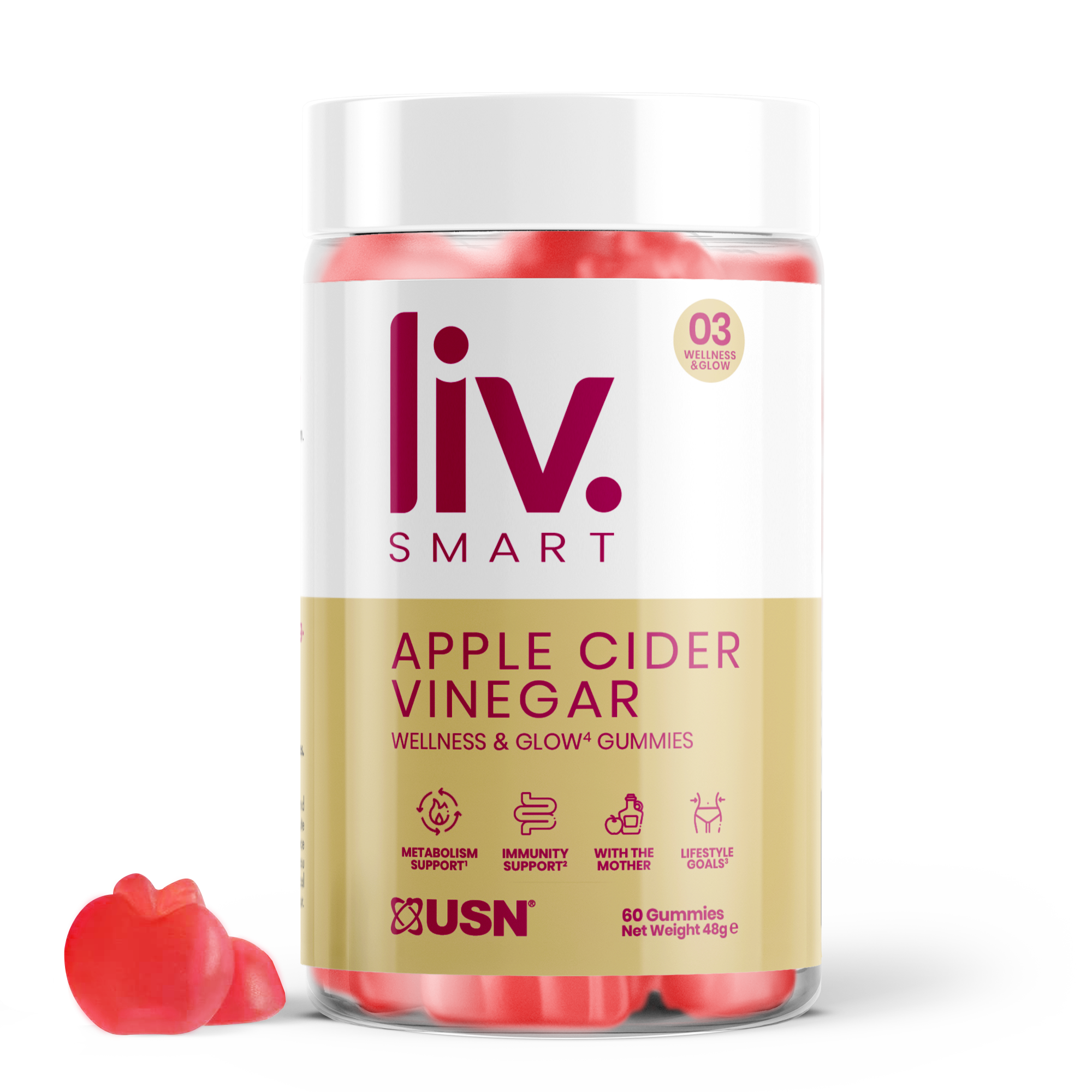 Livsmart Apple Cider Vinegar Gummies 8926